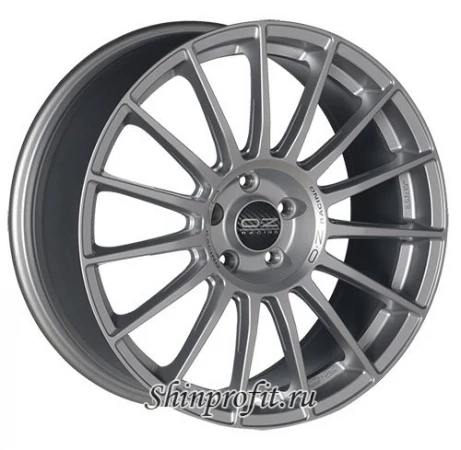 Фото OZ Racing Superturismo LM 7.5x18/5x114.3 D75 ET48 Matt Race Silver + Black Letters