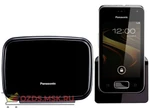 фото Panasonic KX-PRX120RUW — с автоответчиком, цвет белый: Беспроводной телефон DECT (радиотелефон)