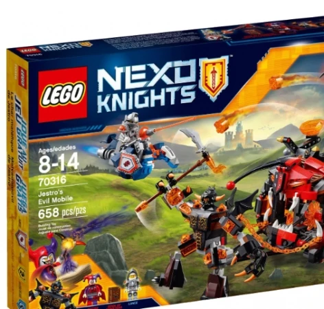 Фото Lego Дания Конструктор Lego Nexo Knights 70316 Jestro's Evil Mobile (Лего 70316 Зломобиль Джестро)