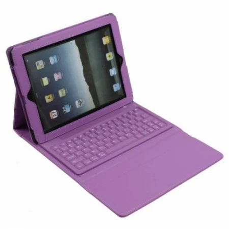 Фото Noname Bluetooth Keyboard Case for iPad 2 Фиолетовый