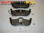 фото Колодки дисковые задние jeep grand cherokee 3.7-5.7/2.7-3.0crd 05 Japanparts PP001AF