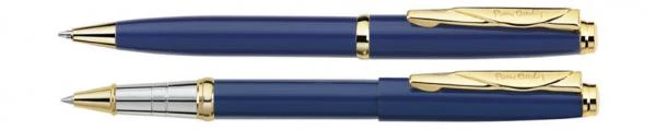 Фото Набор: ручка шариковая + роллер Pierre Cardin PEN and PEN. Цвет - синий. (54527)