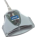 фото HID OMNIKEY 3021 USB - это USB-устройство с компактным форм-фактором для использования со стационарными и мобильными устройствами