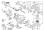 фото Bosch Professional СЕТЕВОЙ КАБЕЛЬ&#160;EU 4,15m 2 x 1,0mm H07 RN-F болгарки Bosch GWS 19-150 CI (рис.805)