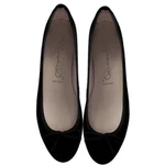 фото Bailarinas CARLA NER Black Suede Ballerina Flat