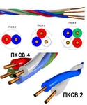 фото Кроссовый станционный провод ПКСВ 2х0.5 однопроволочный|69 КабельЭлектроСвязь