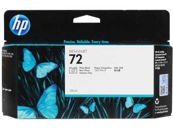 Фото Расходные материалы HP 72 130-ml Photo Black Ink Cartridge