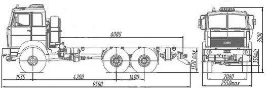 Фото Шасси МАЗ 6317Х9-470-001