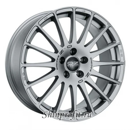 Фото OZ Racing Superturismo GT 8x18/5x112 ET35 D75 Grigio Corsa + Black Letters