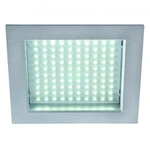 фото LEDPANEL 100 светодиодный точечный светильник встраиваемый с 100 LED общ 8.5Вт, 6500K, 450lm, 120°, серебристый | 160354 SLV