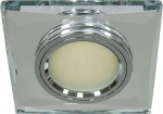 фото Светильник встраиваемый 12LED*3014 SMD MR16 12V 50W G5.3 серебро серебро 8150-2; 28491