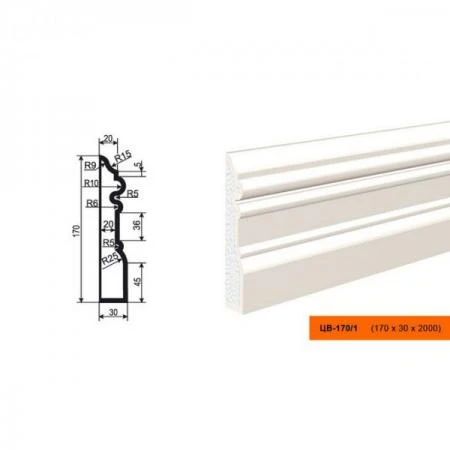 Фото Молдинг ЦВ-170/1