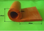 фото Уплотнитель силиконовый жаростойкий Р-образный 20мм
