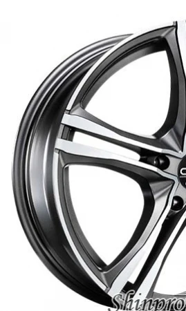 Фото OZ Racing X5B 7.5x17/5x108 D75 ET45 Matt Graphite Diamond Cut