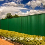 фото Заборы с профлистом