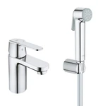 фото Смеситель для раковины GROHE Get с цепочкой и гигиеническим душем, хром (23238000)