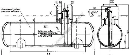 Фото СУГ резервуары