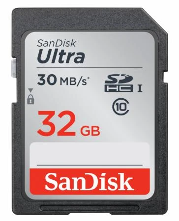 Фото SanDisk Карта памяти SanDisk Ultra 32GB SDHC Class 10/UHS-1 30MB/s SDSDU-032G-U46