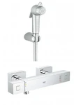 фото Гигиенический душ с термостатом Grohe Grohtherm Cube 34428 настенный