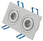 фото Светодиодный точечный светильник "Downlight" 60x125x24 3вт 4200K 240лм IP40 УХЛ4 | DRG3-46-C-55 НОВЫЙ СВЕТ