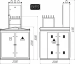 фото Комплектные трансформаторные подстанции мощностью от 25 до 1000 кВА на напряжение 6 или 10 кВ. Тупиковые, воздушные