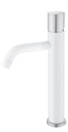 фото Boheme Stick 122-WCR.2 Смеситель для умыв. выс. WHITE TOUCH CHROME