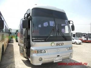 Фото Туристический автобус Hyundai AeroExpress HI-CLASS серебристый 2008 год.