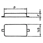 фото Tecnoseal Анод для корпуса малой высоты Tecnoseal 210 x 90 x 30 мм