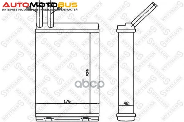 Фото Радиатор печки Stellox 1035129SX