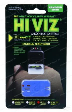 Фото Пистолетная мушка Hiviz CZLW01 для CZ75/85/97/P-01/83