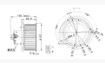 Фото №4 Мотор отопителя для Hitachi ZAX200-3 ZAX240-3 ZAX330-3