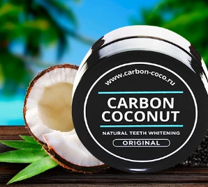 Фото Carbon Coconut кокосовый уголь для отбеливания зубов