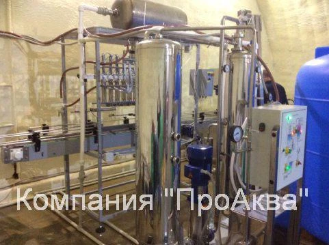 Фото Линия розлива газ.воды и напитков ПЭТ-тару