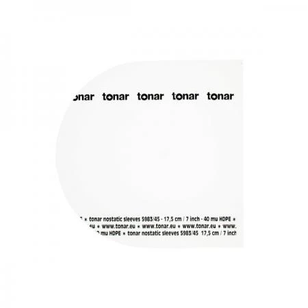 Фото Конверт для виниловых пластинок Tonar 7 45 RPM INNER SLEEVE (50 шт.)