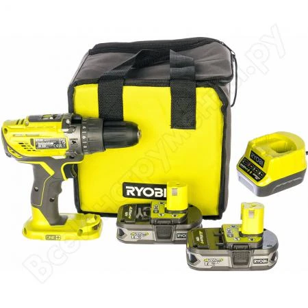 Фото Ударная дрель-шуруповерт Ryobi ONE+ R18PD3-215S 5133003339