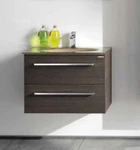 фото Berloni Bagno Just JSBS13T Тумба со стеклянной раковиной на 74 см