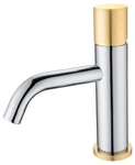 фото Boheme Stick 121-CRG.2 Смеситель для умыв. низ. CHROME TOUCH GOLD