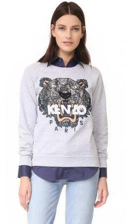 Фото KENZO Толстовка с вышивкой Snake x Tiger