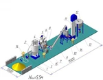 фото Линия Гранулирования Комбикорма 1 т/ч
