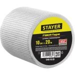 Фото Серпянка самоклеящаяся FIBER-Tape, 10 см х 20м, STAYER Professional 1246-10-20