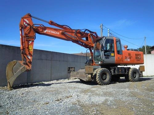 Фото Аренда колесного экскаватора hitachi zx 210w