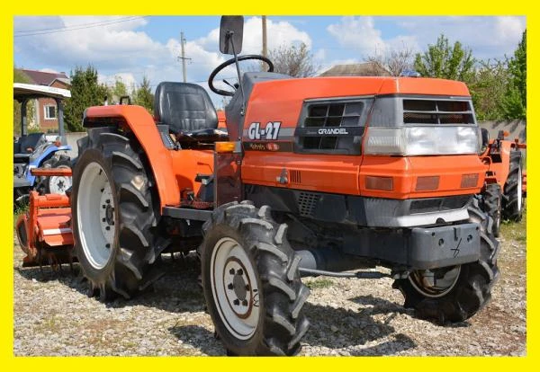 Фото Японский Минитрактор Kubota GL-27 4WD