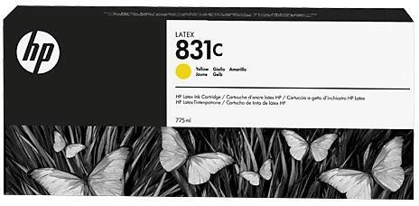 Фото Расходные материалы HP 831C 775-ml Yellow Latex Ink Cartridge