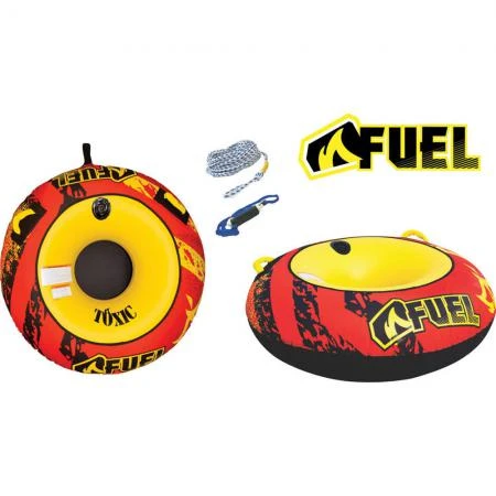 Фото FUEL Водный буксировочный баллон FUEL Toxic tox54set 54'' c буксировочным тросом и ножной помпой