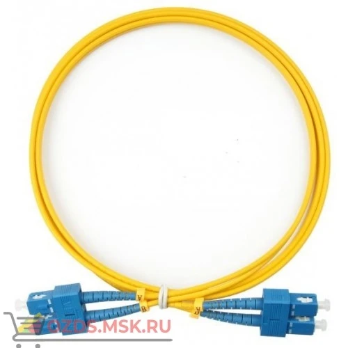 Фото Шнур оптический Duplex, одномод (1м) SC-SCUPC-DX-SM-1.0