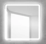 фото Зеркало BelBagno SPC-MAR-800-800-LED-BTN 80x 80 см со встроенным светильником