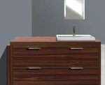 фото Duravit 2nd Floor 2F 6424 L/R Тумба напольная на 158 см