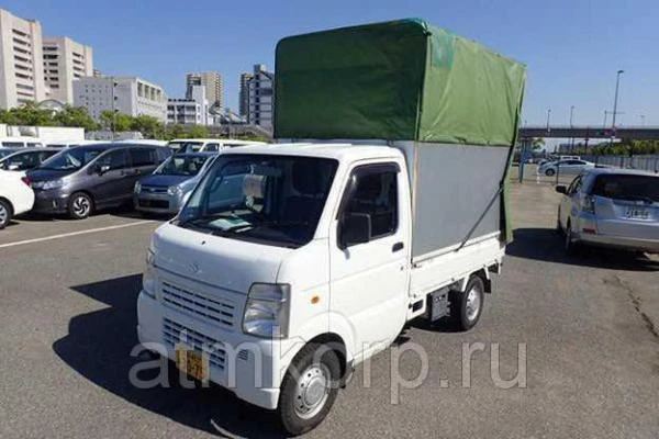 Фото Микрогрузовик SUZUKI CARRY кузов DA63T тентованный бортовой гв 2012 4WD 4х4 высокий тент пробег 23 т.км