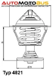 фото Термостат WAHLER 4821.89D