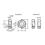 фото Гайка низкая ГОСТ 5916-70
